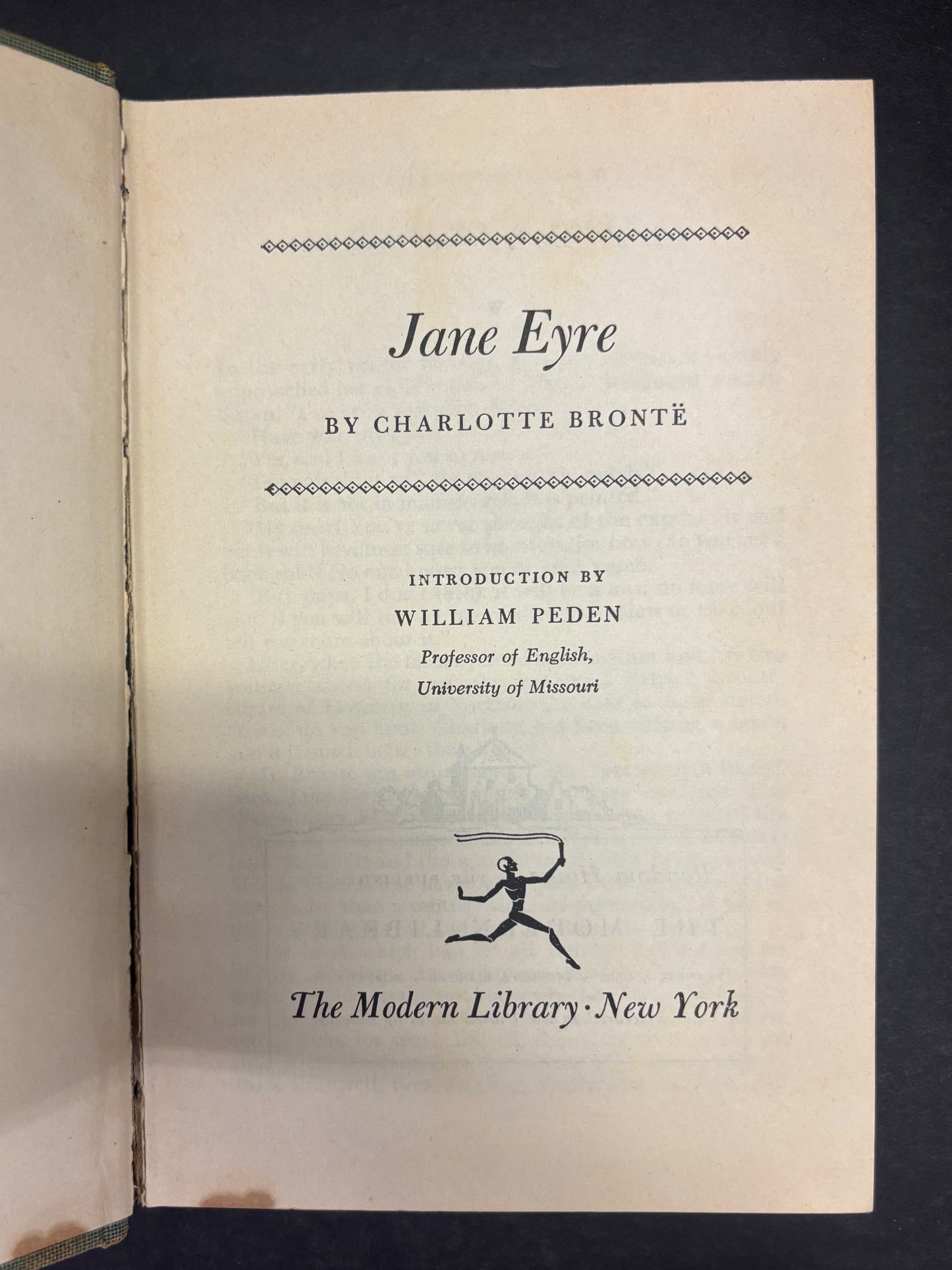 Jane Eyre - Charlotte Bronte - Modern Library - 1950