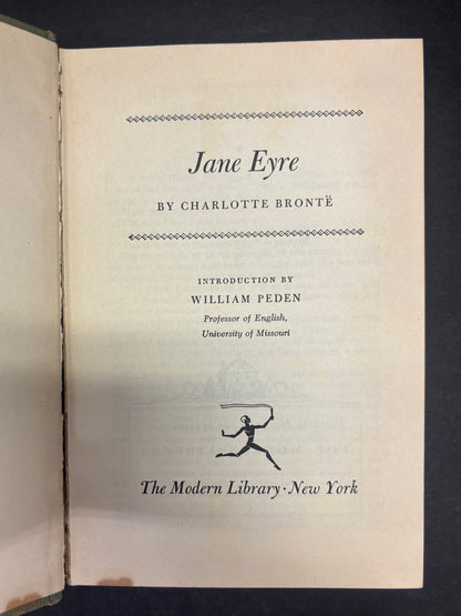 Jane Eyre - Charlotte Bronte - Modern Library - 1950