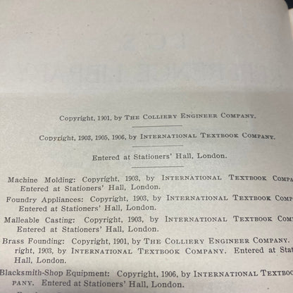 I. C. S. Reference Library - International Textbook Company - 1906