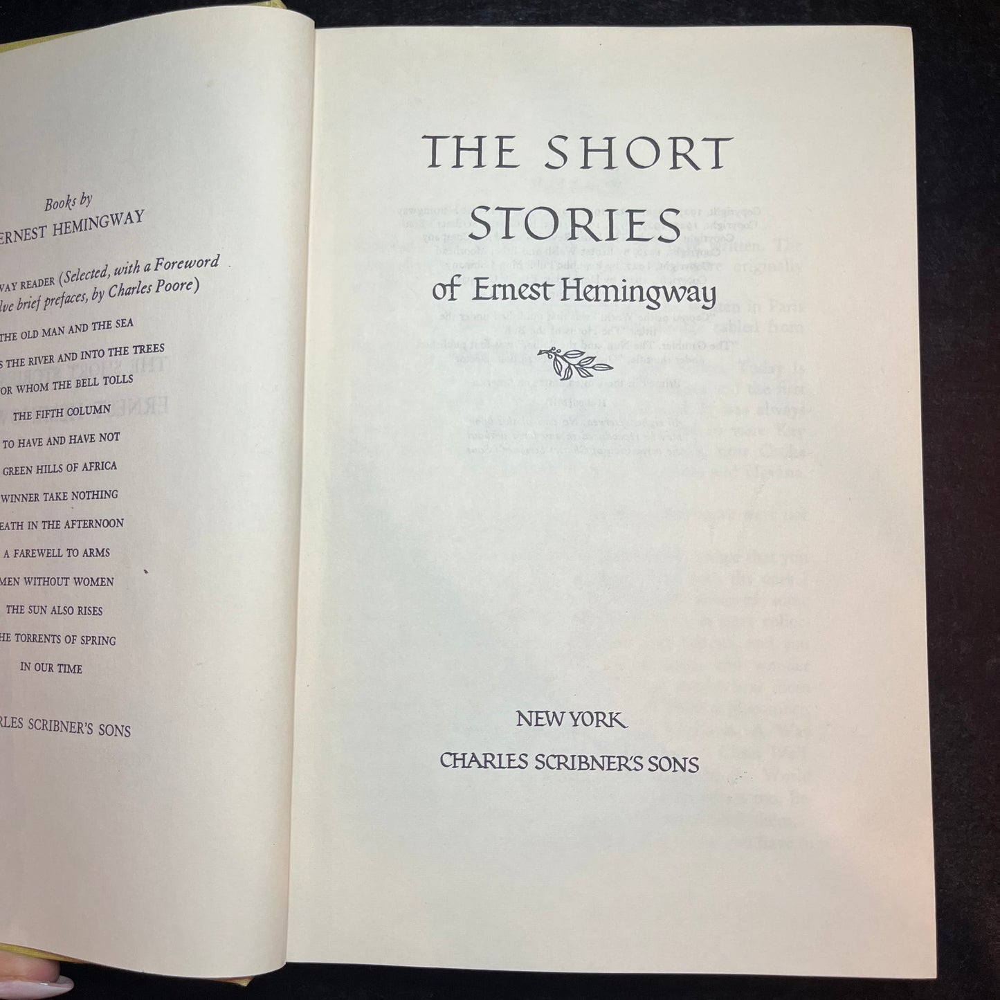 The Short Stories of Ernest Hemingway - Ernest Hemingway - 1953