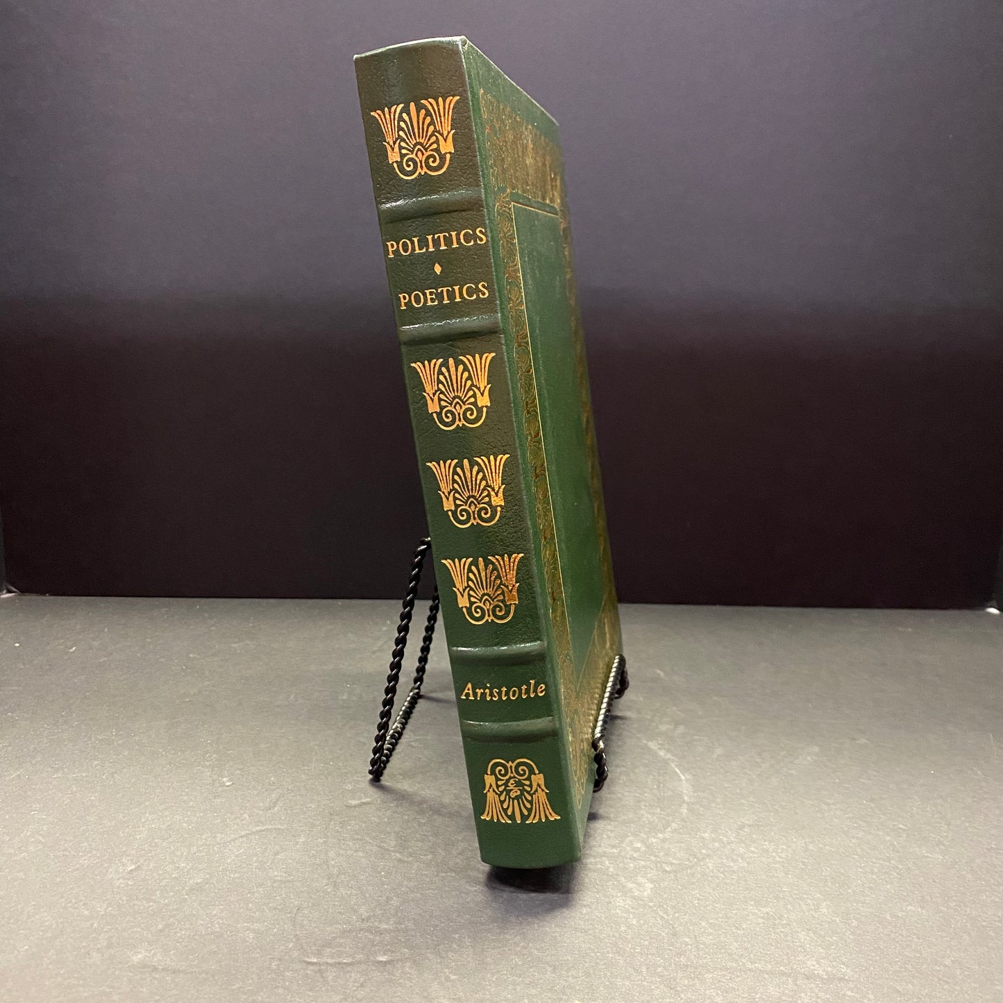 Politics and Poetics - Aristotle - Easton Press - 1979