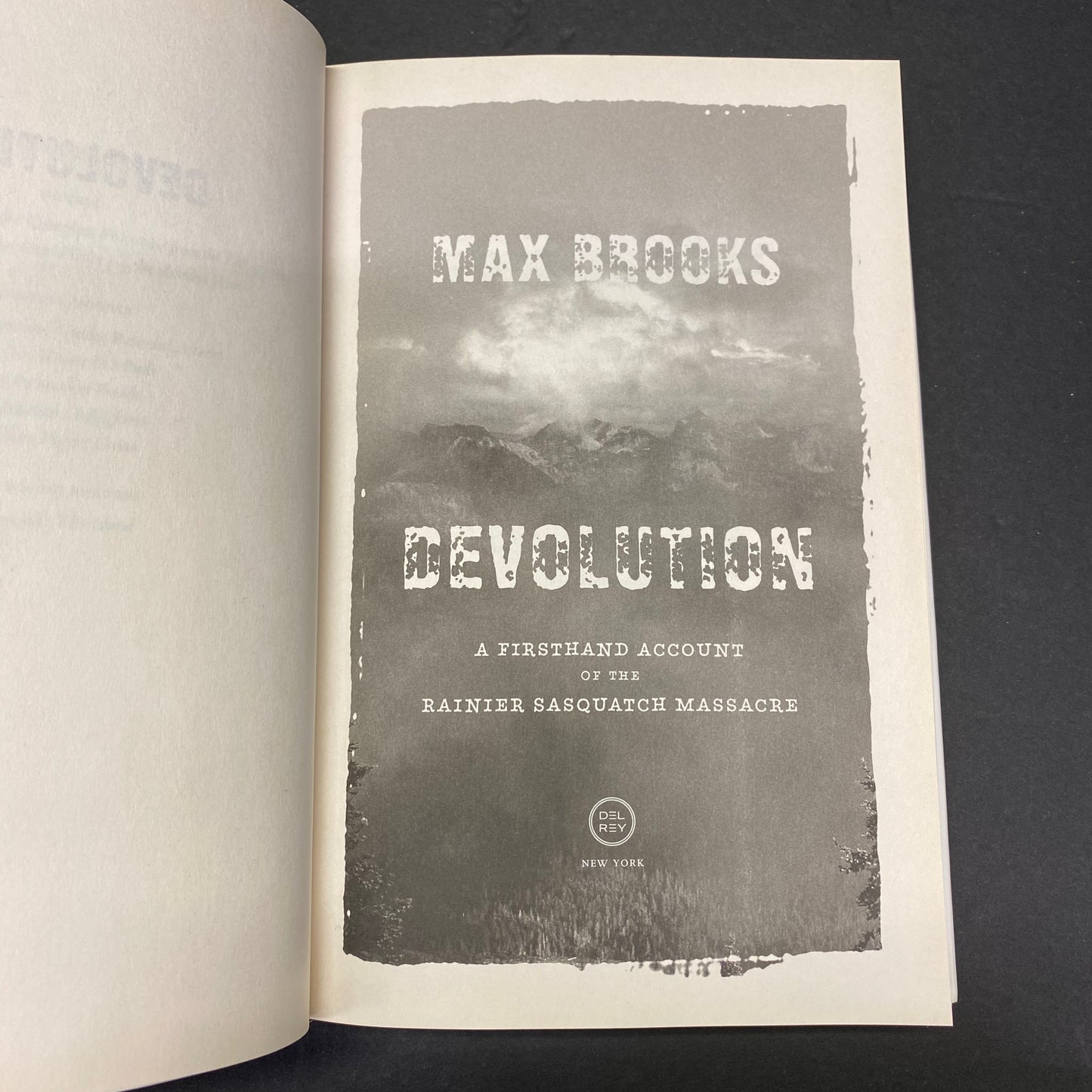 Devolution - Max Brooks - 1st Edition - Signed - 2020