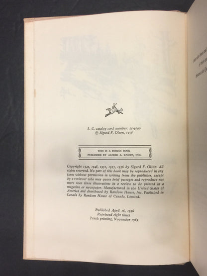 The Singing Wilderness - Sigurd F. Olson - 1st Edition - Signed - Scarce - 1969