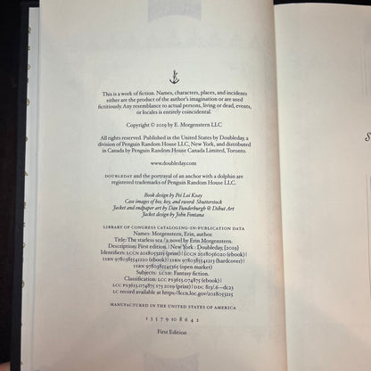 The Starlight Sea - Erin Morgenstern - Signed Copy - 1st Edition - 2018