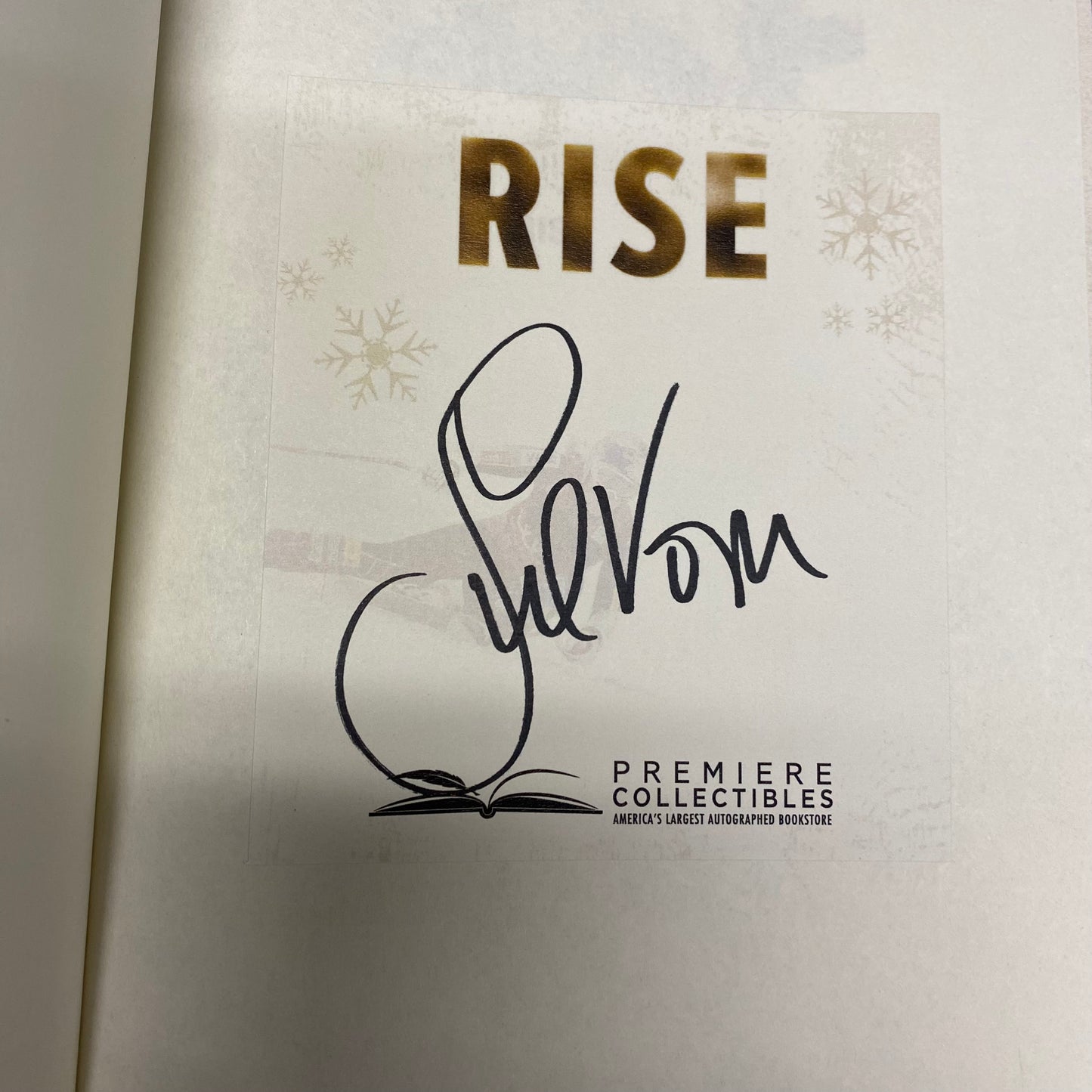 Rise - Lindsey Vonn - Signed - 1st Edition - 2022