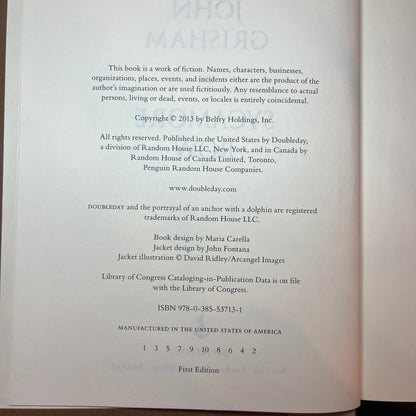 Sycamore Row - John Grisham - Signed - 2013