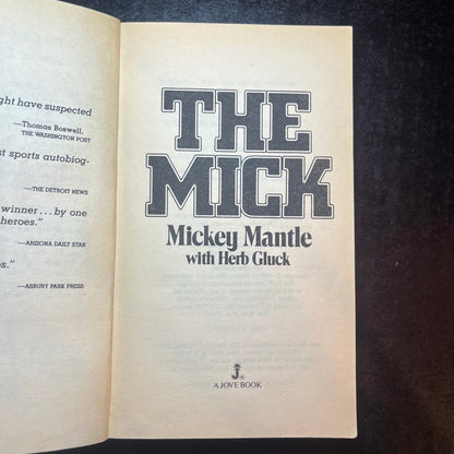 The Mick - Mickey Mantle - Signed - 1986
