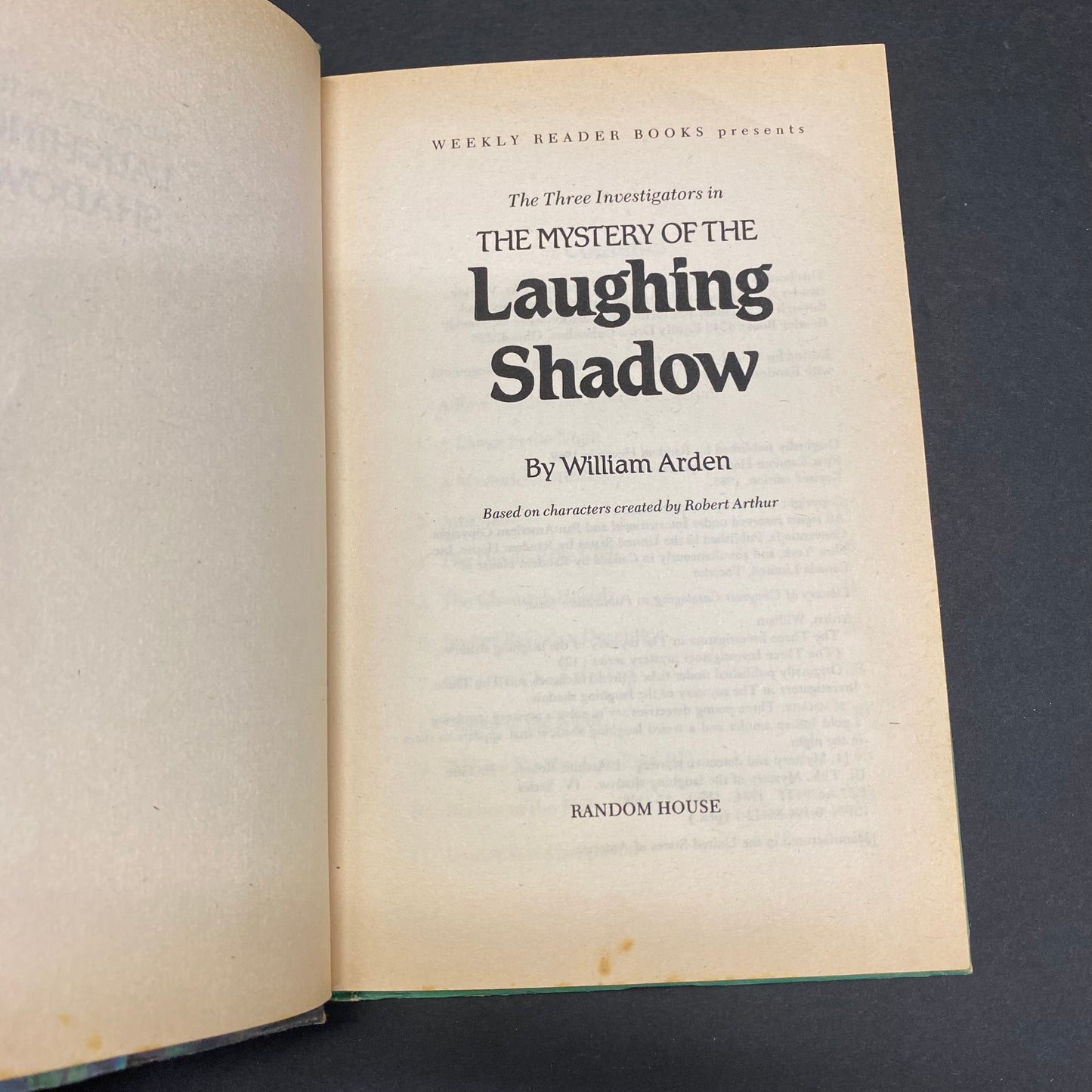 The Mystery of the Laughing Shadow - William Arden - 1985