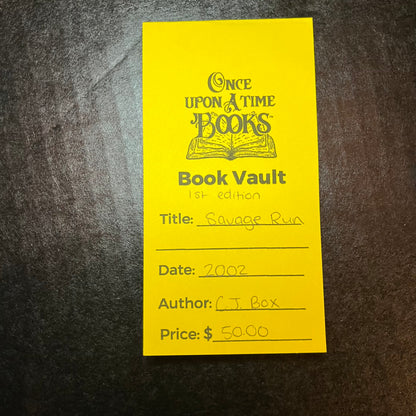 Savage Run - C. J. Box - 1st Edition - 2002