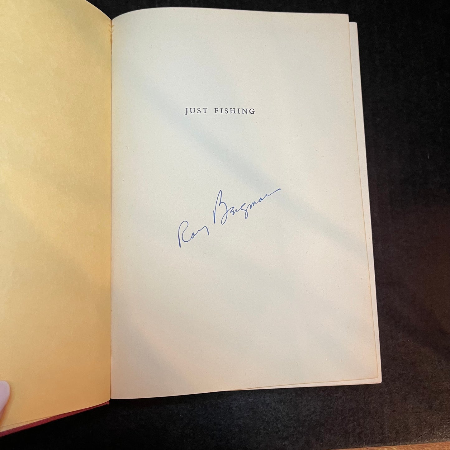 Just Fishing - Ray Bergman - Signed - 1932