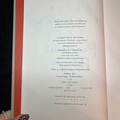 Practical Magic - Alice Hoffman - 1st Edition - 1995