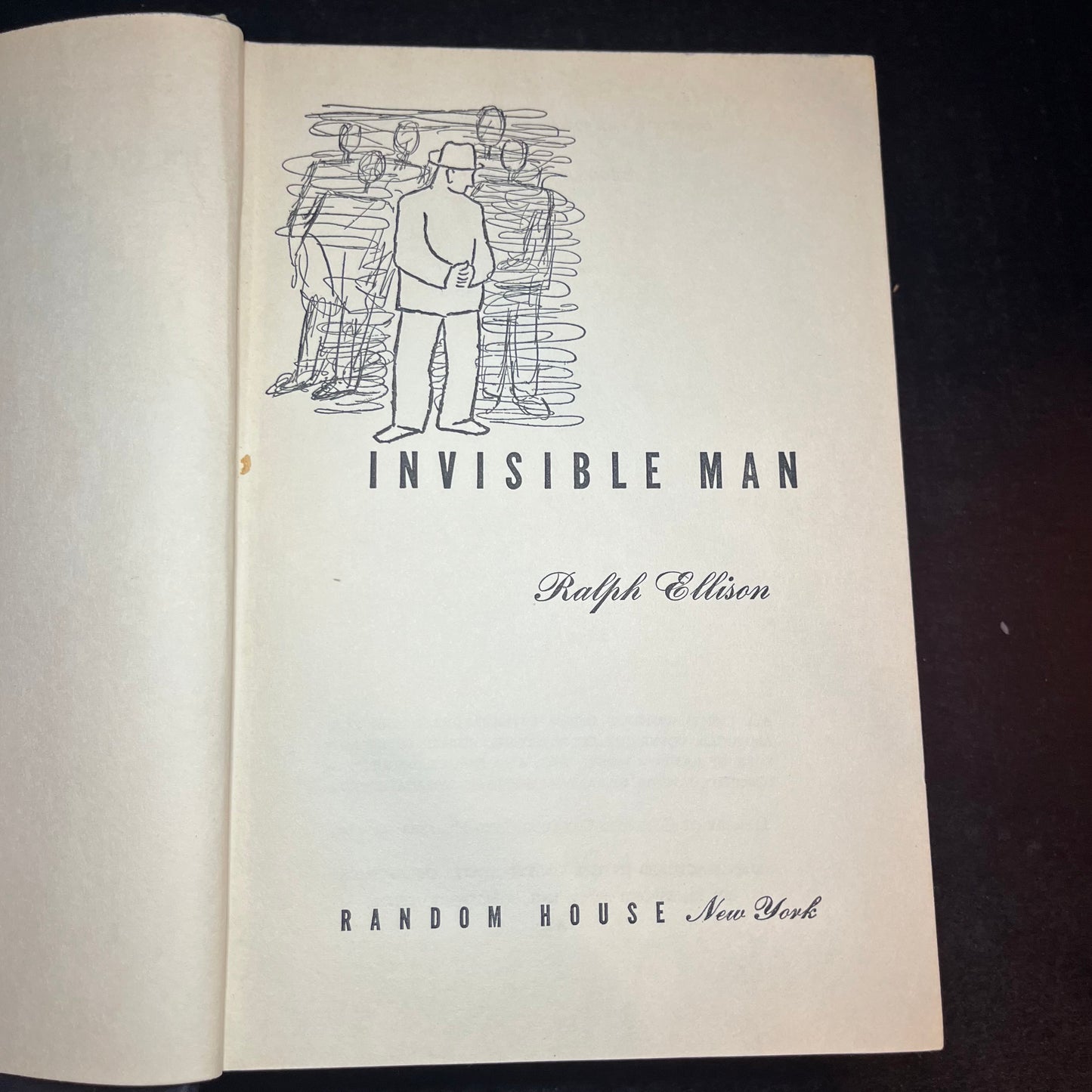 The Invisible Man - Ralph Ellison - First Edition Second Print - 1952