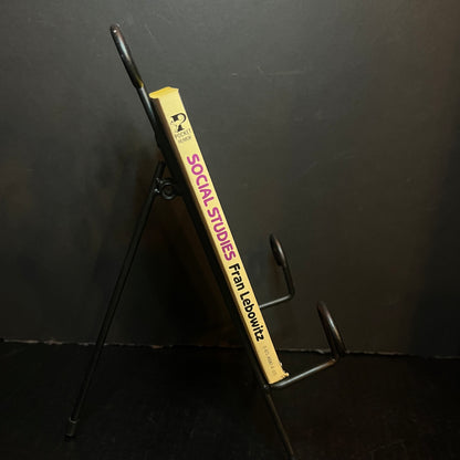 Social Studies - Fran Lebowitz - 1st Thus Edition - 1981