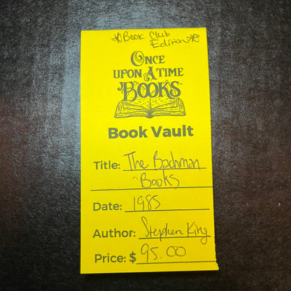 The Bachman Books - Stephen King - Book Club Edition - 1985