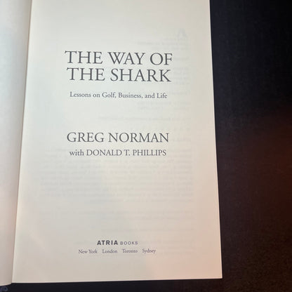 The Way Of The Shark - Greg Norman - Signed - 2006