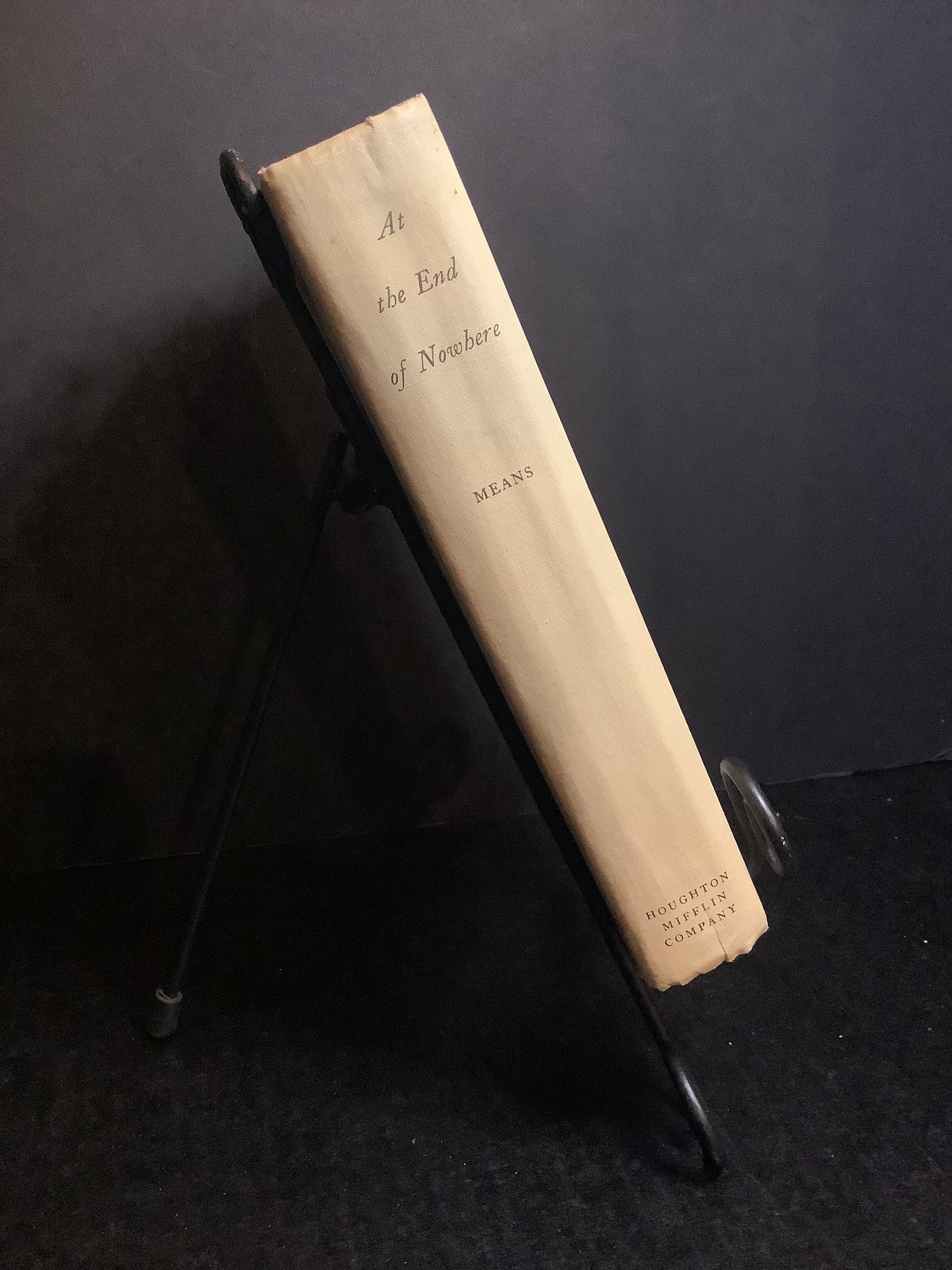 At the End of Nowhere - Florence Crannell Means - Signed - 1940