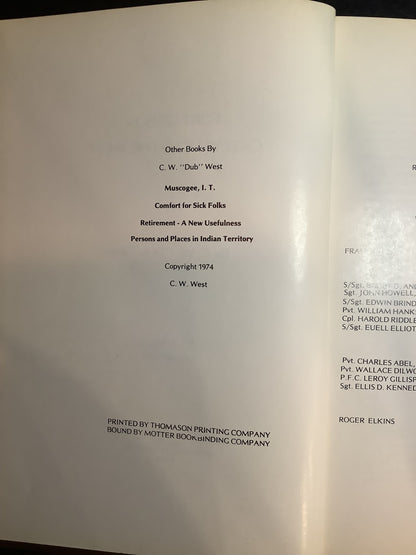 Fort Gibson Gateway To The West - C.W. "Dub" West - Signed - 1974