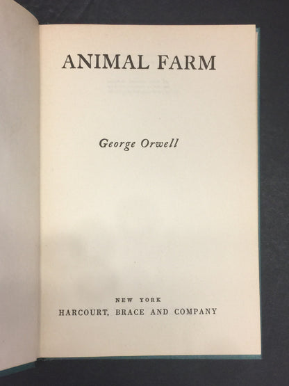 Animal Farm - George Orwell - Book Club Edition - 1946