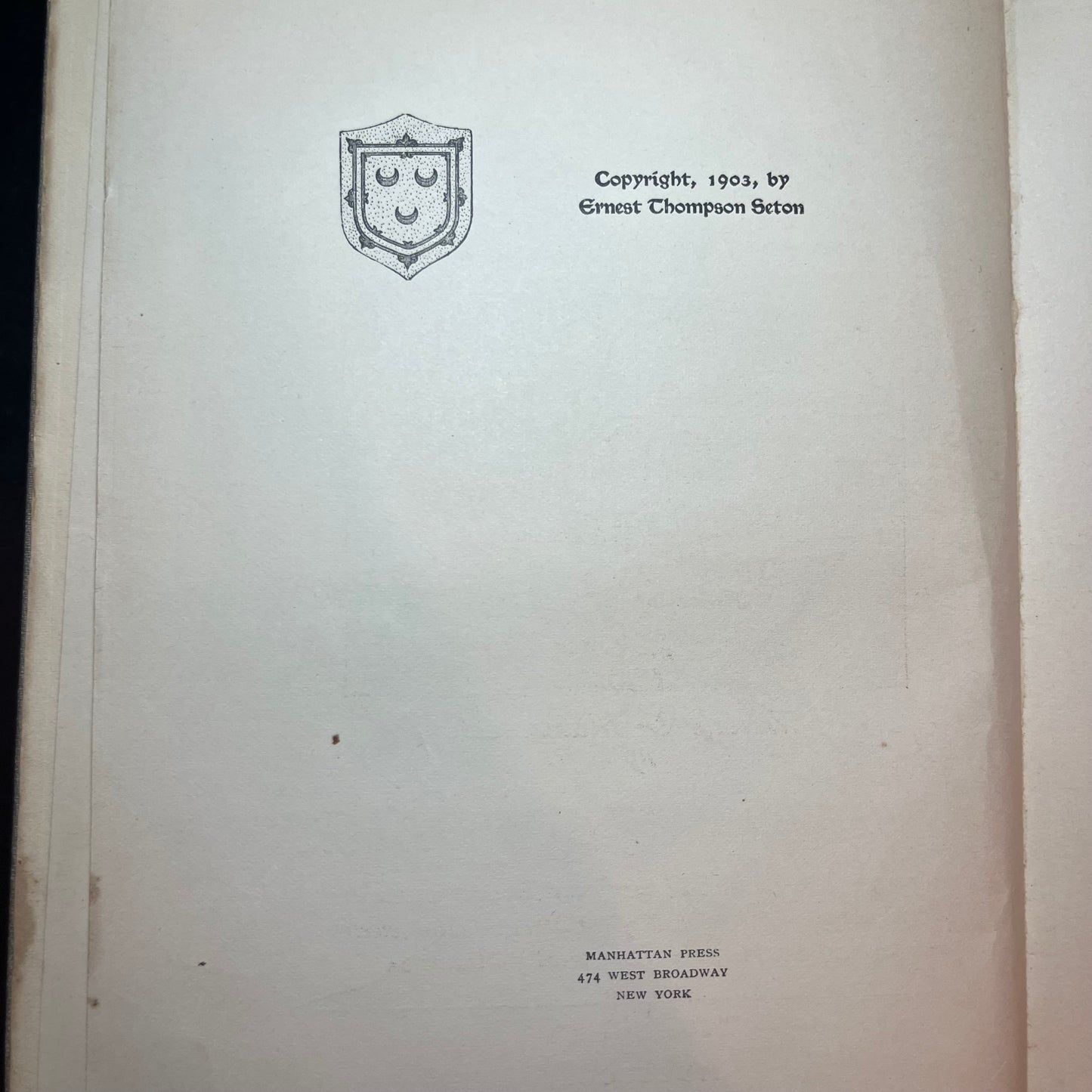 Two Little Savages - Ernest Thompson Seton - 1st Edition - 1903