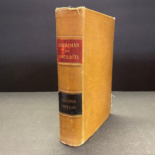 The Law of Contracts - Henry Avery Harriman - 2nd Edition - 1901