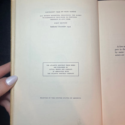 Capital City - Mari Sandoz - 1st Edition - 1939