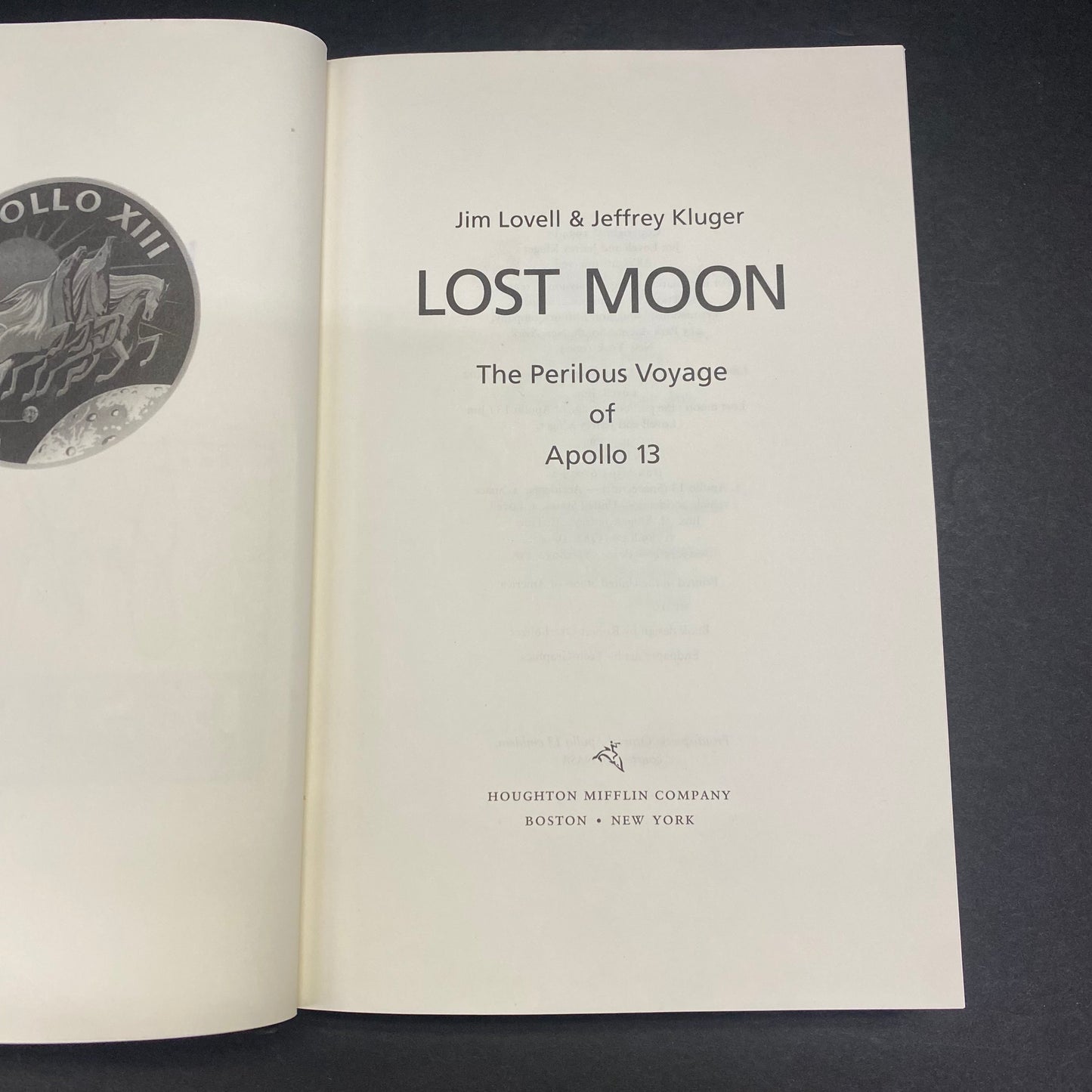 Lost Moon - Jim Lovell and Jeffrey Kluger - Signed - 1994