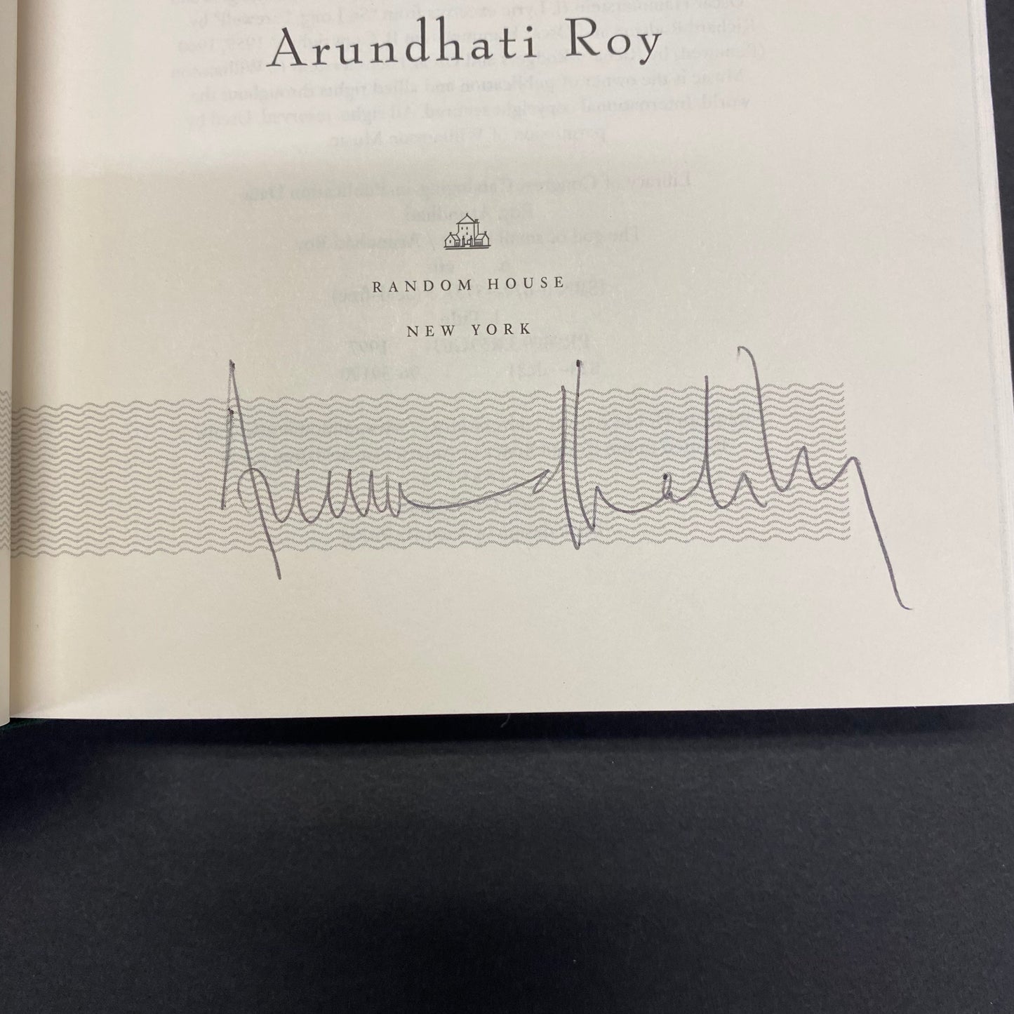 The God of Small Things - Arundhati Roy - 1st Edition - Signed - 1977