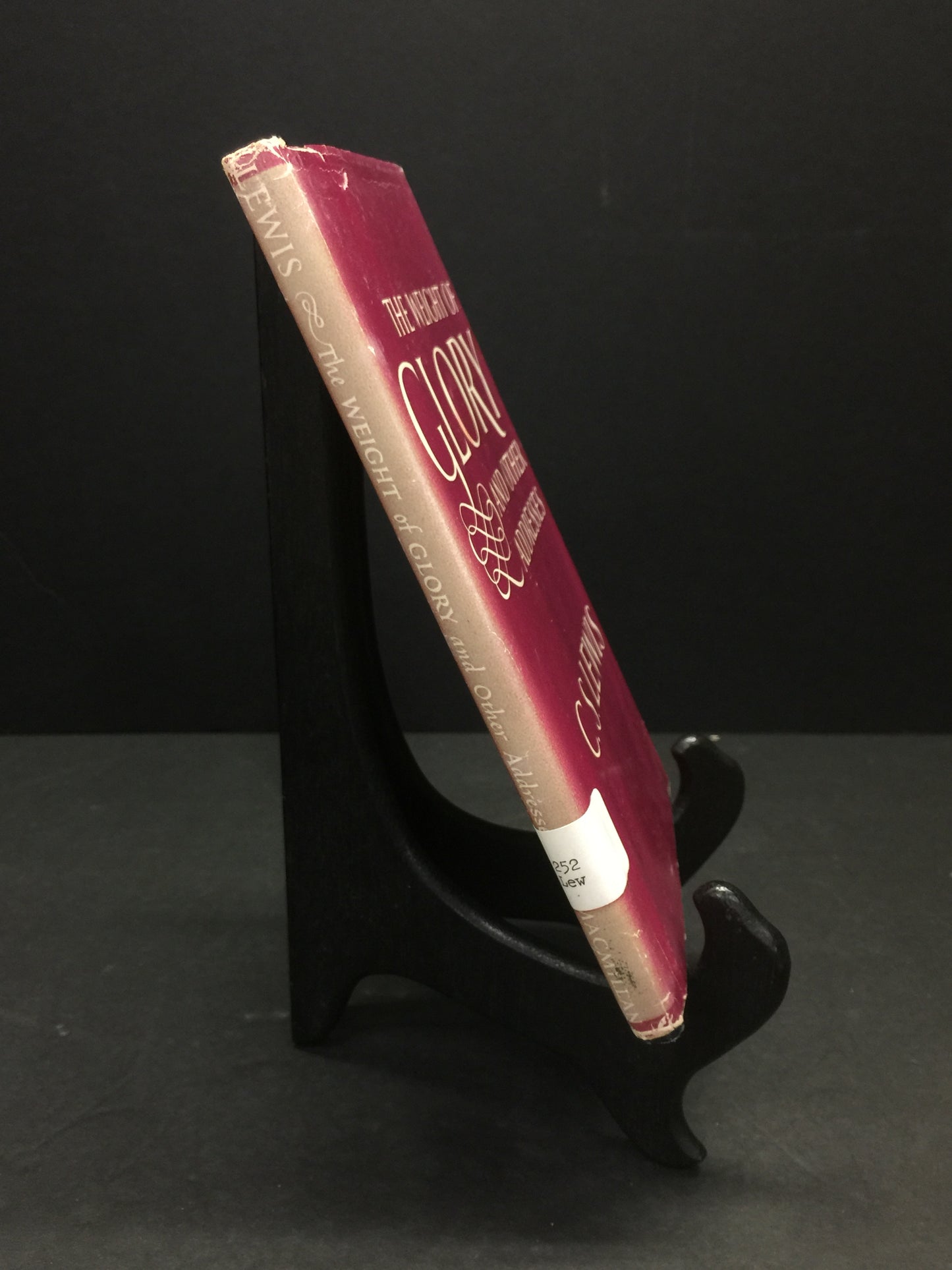 The Weight of Glory and Other Addresses - C.S. Lewis - 1st American Edition - Ex Library - 1949