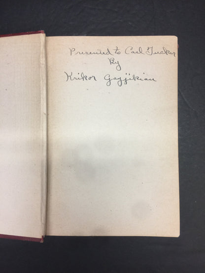 Martyred Armenia and the Story of My Life - Krikor Gayjikian - Signed - 1920