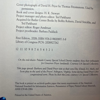 A Pryor Commitment - David Pryor - 1st Edition - Signed Copy - 2008