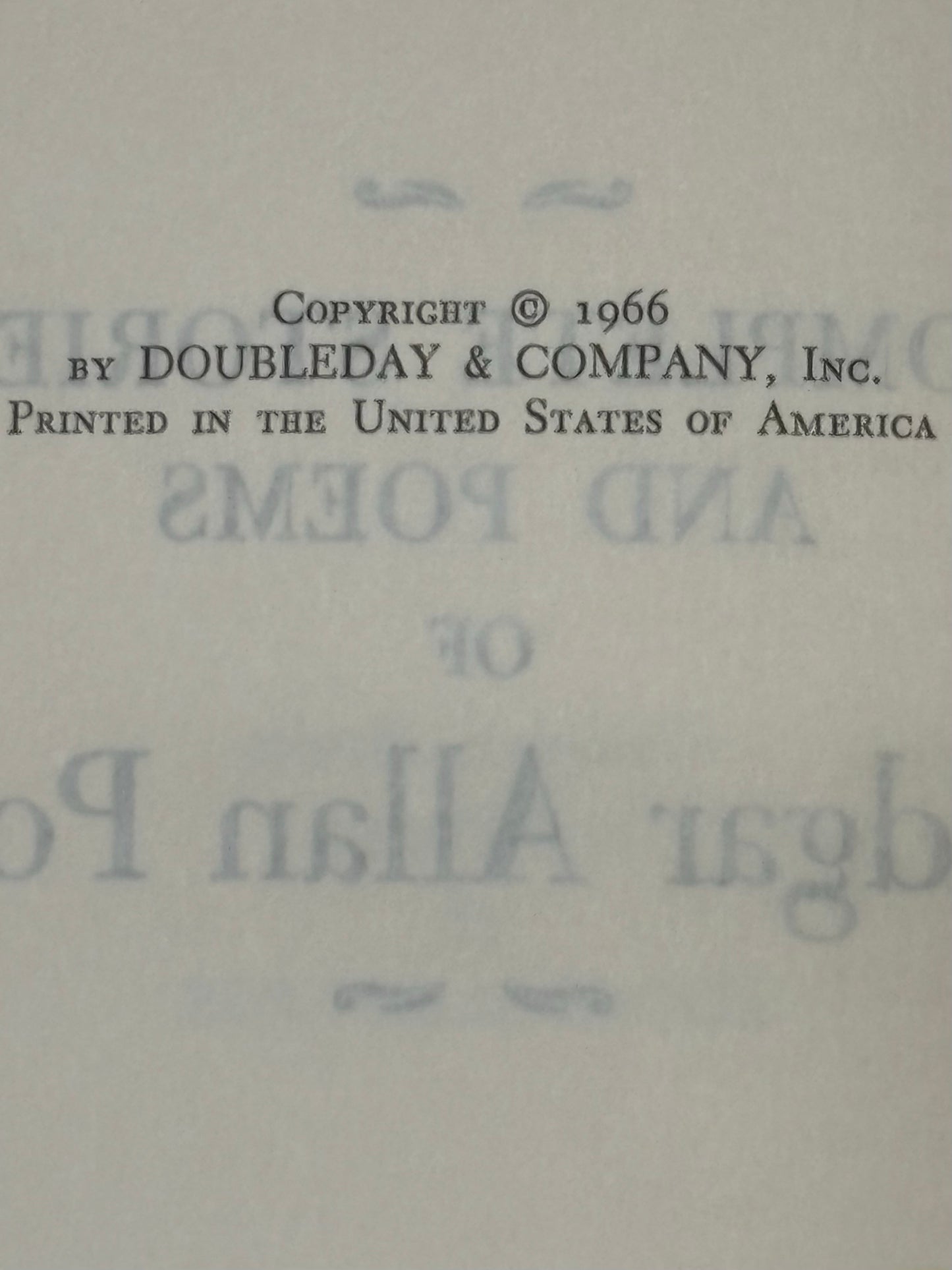 Complete Stories and Poems of Edgar Allan Poe - Edgar Allan Poe - 1966