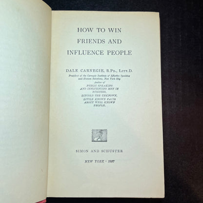 How To Win Friends and Influence People - Dale Carnegie - 1936