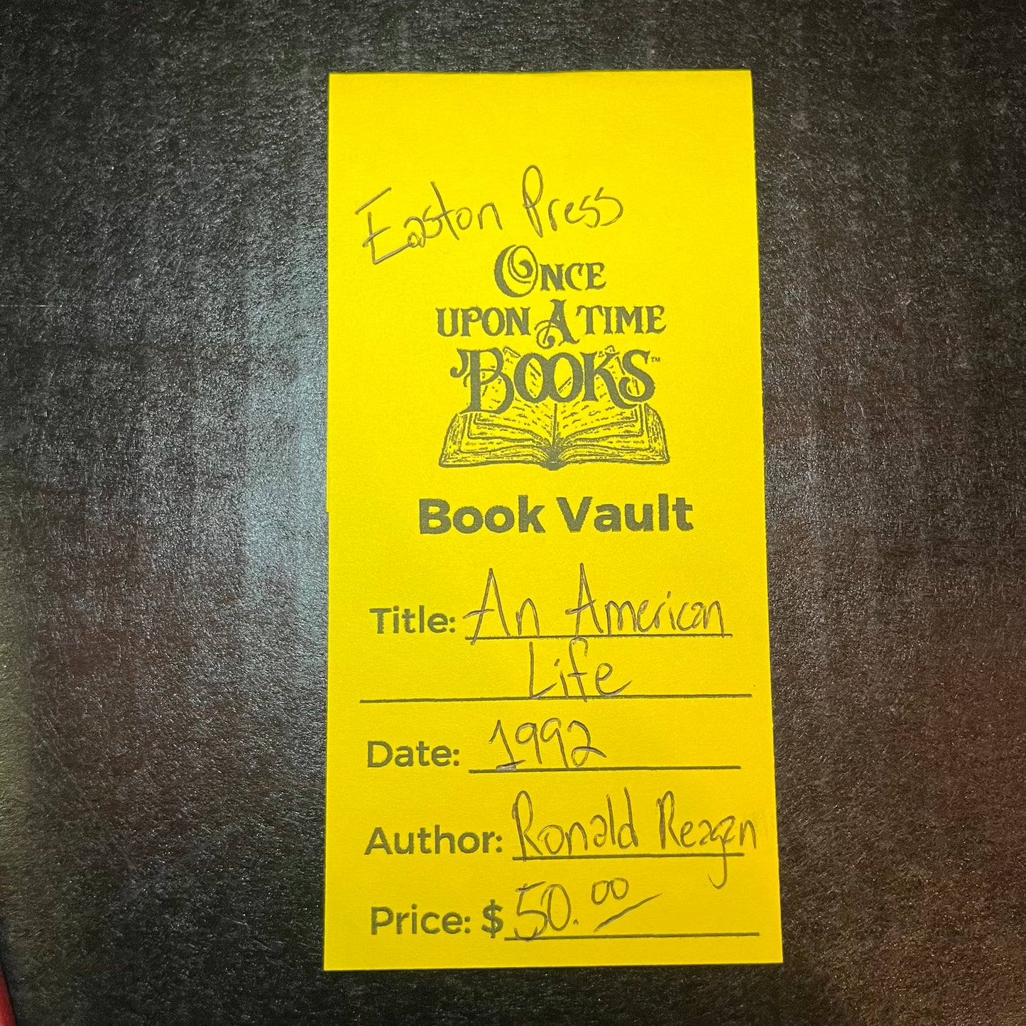 An American Life - Ronald Regan - Easton Press - 1992