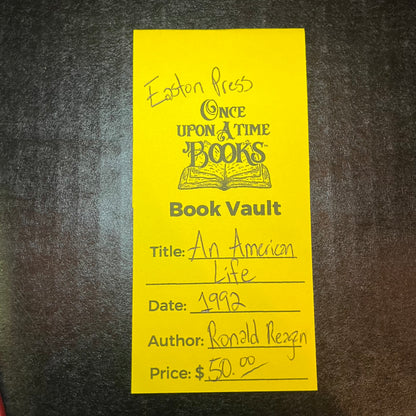 An American Life - Ronald Regan - Easton Press - 1992
