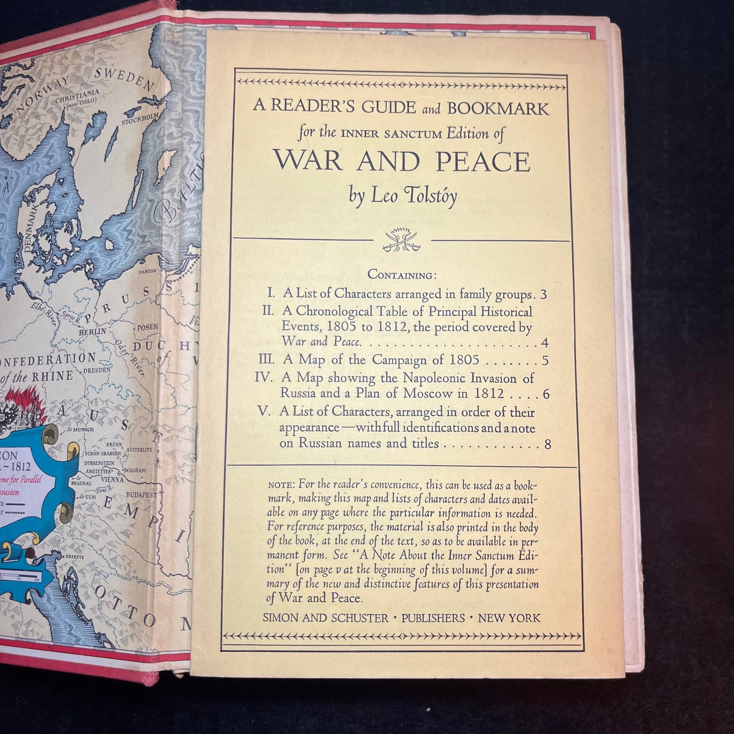 War and Peace - Leo Tolstoy - Inner Sanctum Edition - 1942