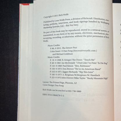 Backstage Past - Berry Fey with Steve Alexander and Rich Wolfe - Signed Copy - 2011