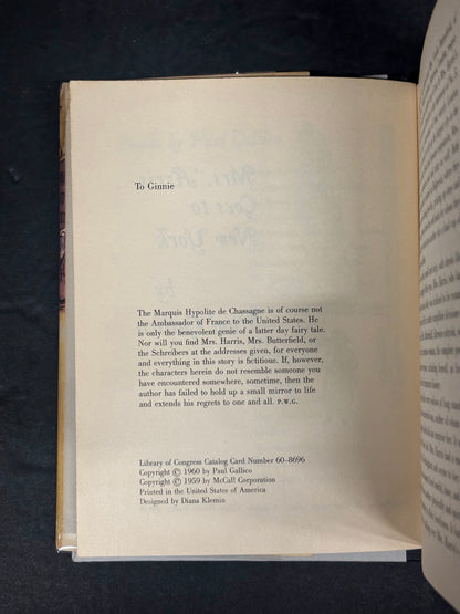 Mrs. 'arris Goes To New York - Paul Gallico - 1960