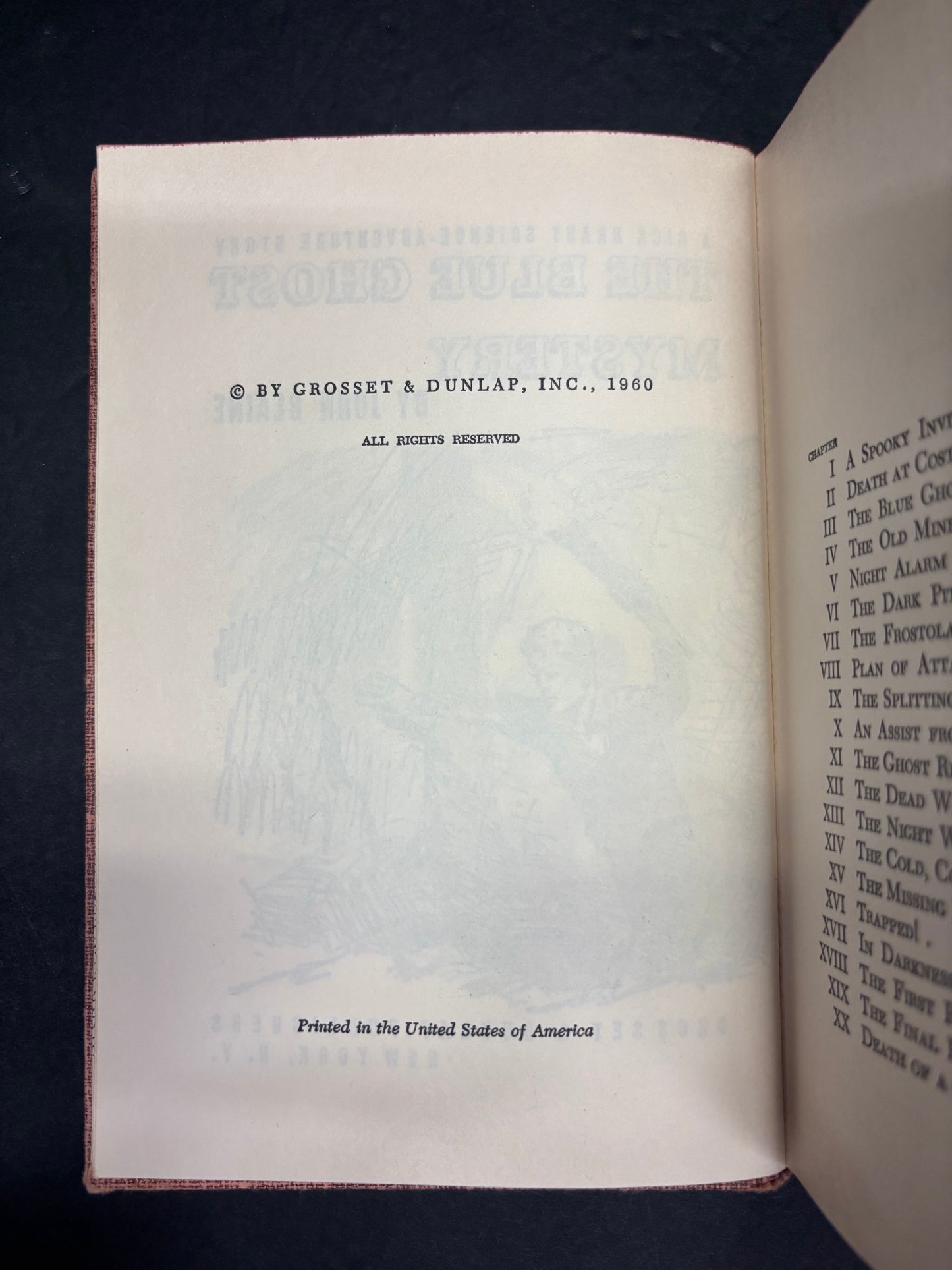 The Blue Ghost Mystery - John Blaine - 1st Edition - 1960