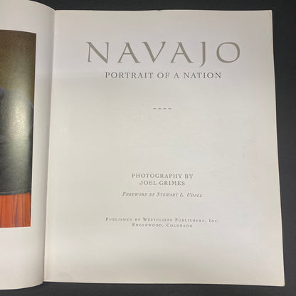 Navajo: Portrait of a Nation - Joel Grimes - Signed - 1992