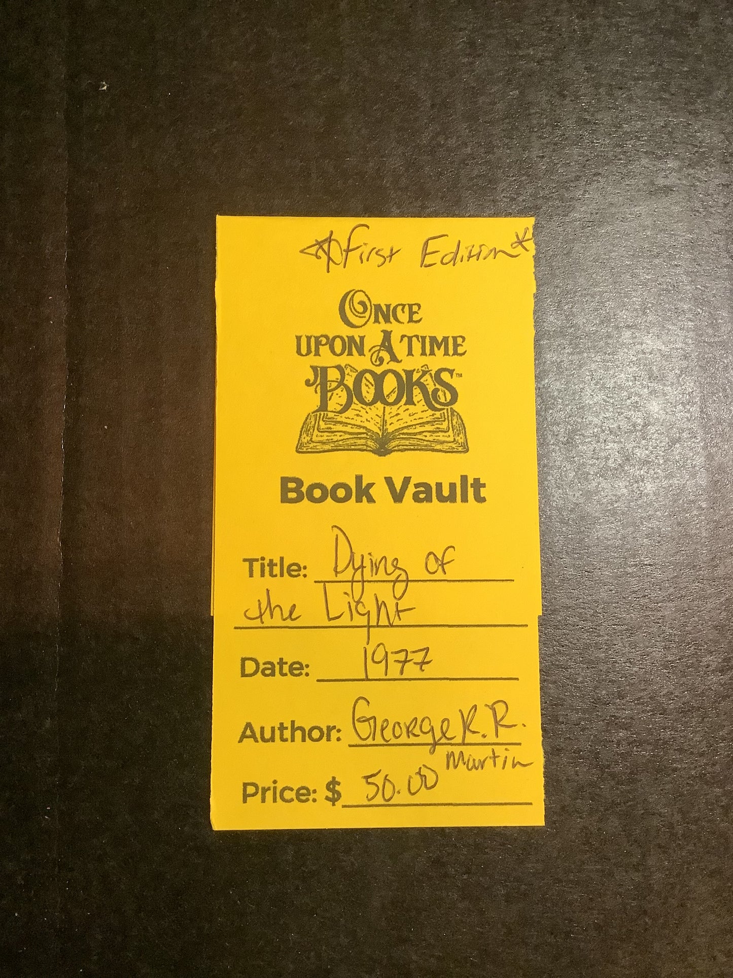 Dying of the Light - George R. R. Martin - First Edition - 1977