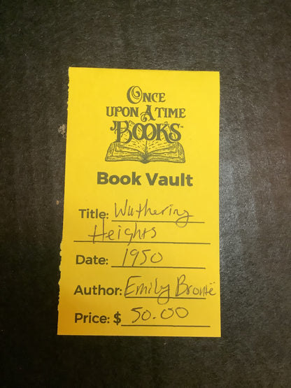 Wuthering Heights - Emily Bronte - Modern Library Edition - 1950