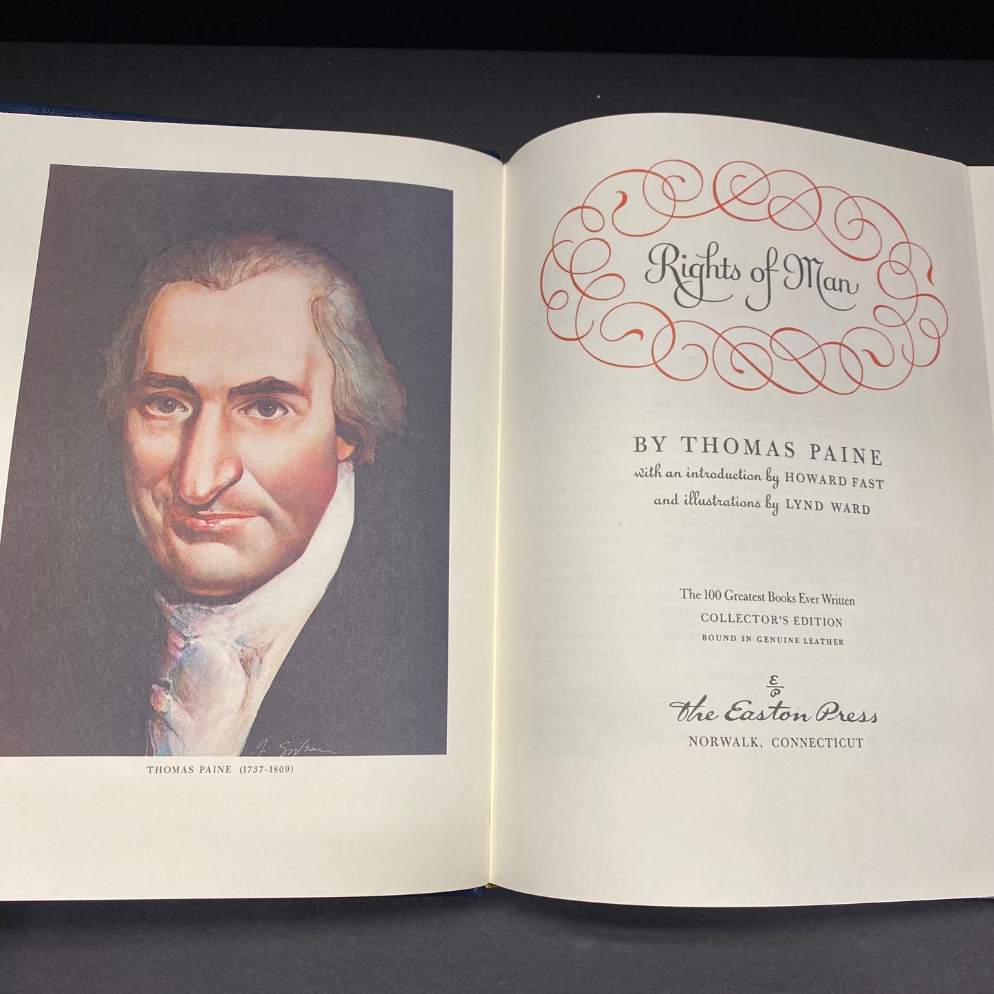 Rights of Man - Thomas Paine - Easton Press - 1979