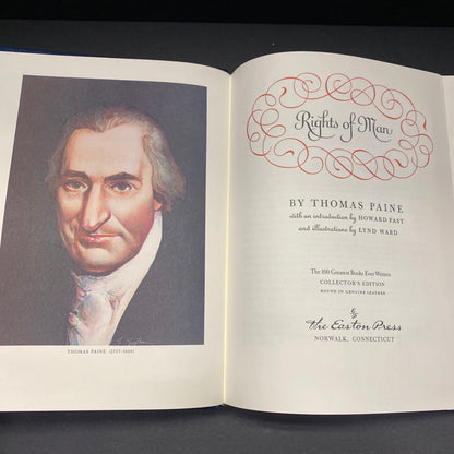 Rights of Man - Thomas Paine - Easton Press - 1979