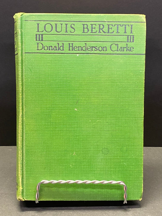 Louis Beretti - Donald Henderson Clarke - Photoplay Edition - 1929