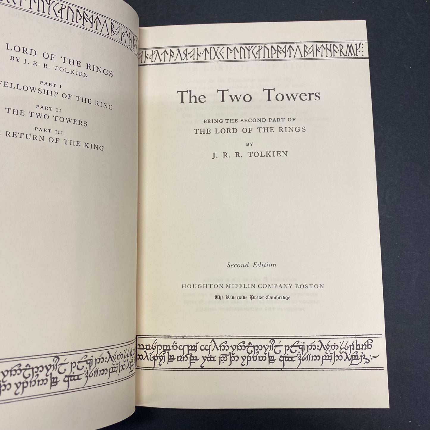 The Lord of the Rings - J.R.R Tolkien - 4th and 5th Printing -1965