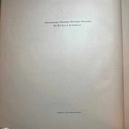 Hand Book of Pharmacy and Therapeutics - Lilly - 1919