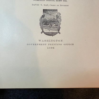 United States Geological Survey - Charles D. Walcott - Part 3 - 1896