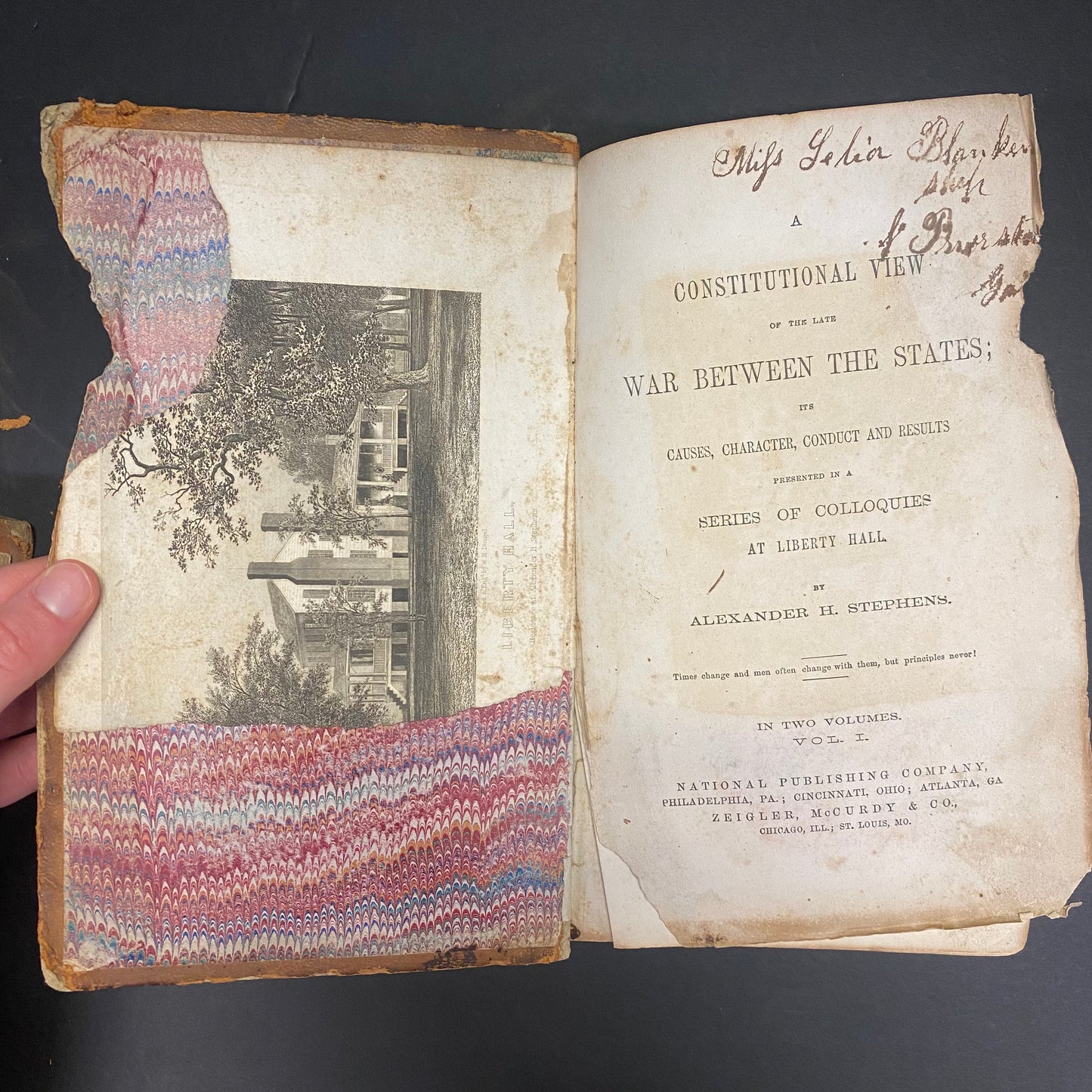 The War Between the States - Alexander Stephens - Two Volumes - Very Scarce - 1868