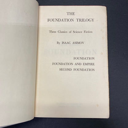 The Foundation Trilogy - Isaac Asimov - Early Book Club Edition - 1951