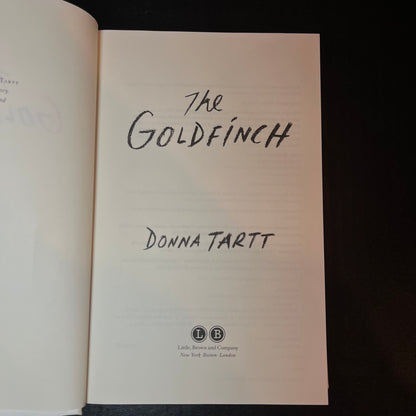 The Goldfinch - Donna Tartt - 1st Edition - 2013